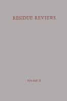 Residue Reviews/Rückstandsberichte