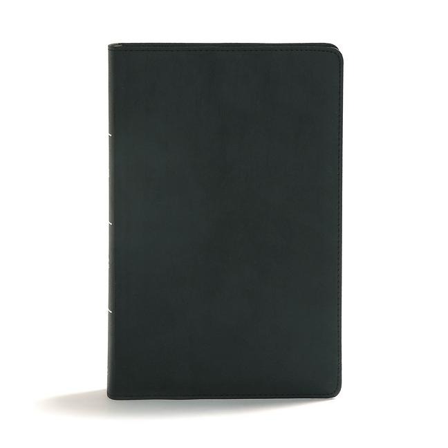 CSB Disciple's Study Bible, Black Leathertouch: Black Letter, Reading Plan, Robby Gallaty, Study Notes and Commentary, Ribbon Marker, Sewn Binding, Easy-To-Read Bible Serif Type
