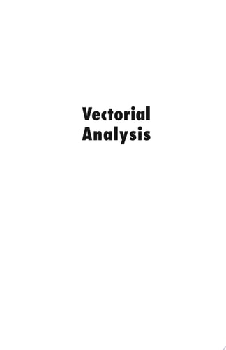 Vectorial Analysis