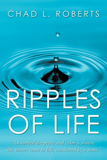 Ripples of Life: Disturbed the Peace and Calm Is Shown. the Waters Come to Life Awakened by a Stone