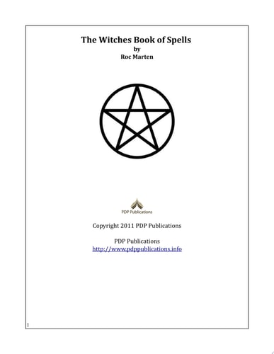The Witches Book of Spells