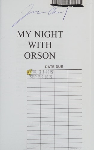 My Night with Orson