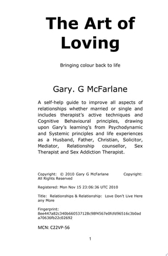 The Art of Loving Relationship Rebuilding