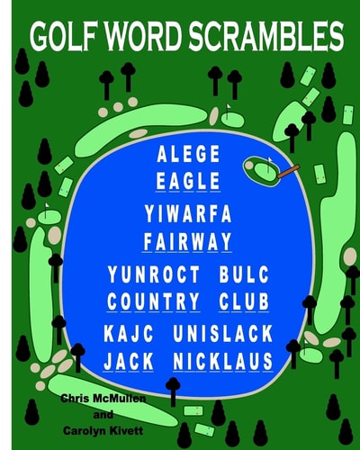 Golf Word Scrambles Puzzles for Golfers