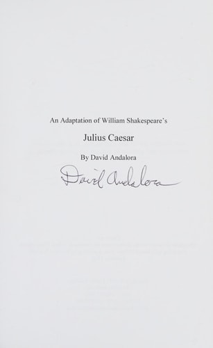 An Adaptation of William Shakespeare's Julius Caesar