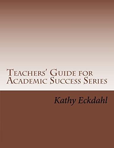 Teachers Guide for Academic Success Series