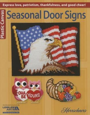 Seasonal Door Signs Plastic Canvas