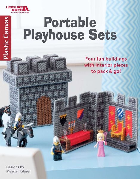 Portable Playhouse Sets: Four Fun Buildings with Interior Pieces to Pack & Go!
