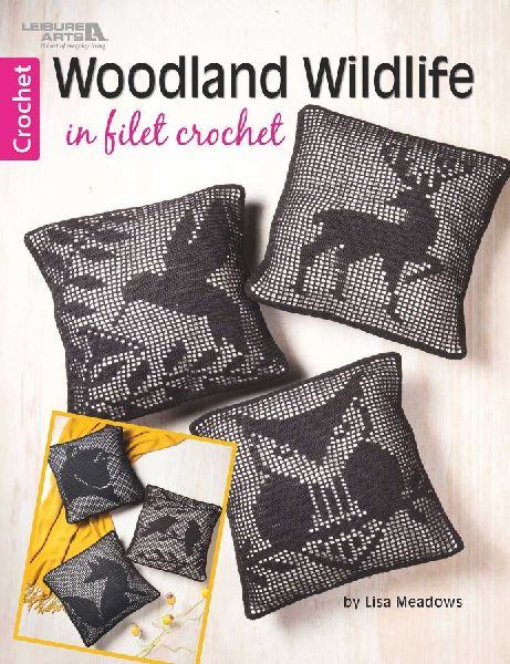 Woodland Wildlife in Filet Crochet: 9 Animal Silhouette Designs