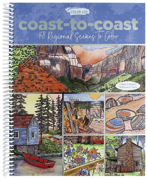 Coast to Coast Coloring Book