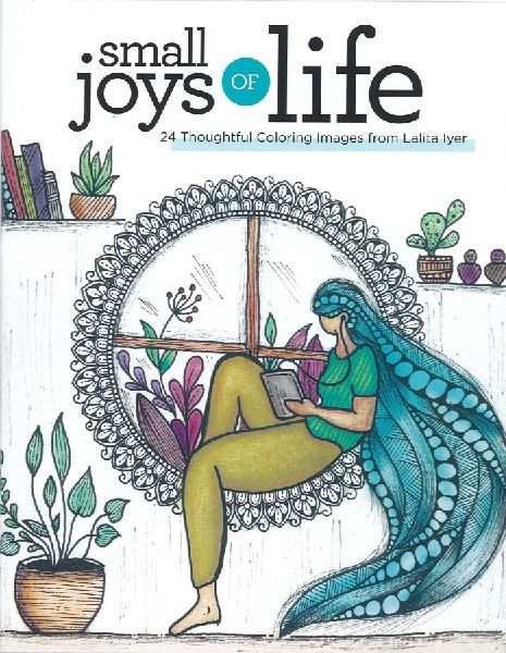Small Joys of Life: 24 Thoughtful Coloring Images from Lalita Iyer