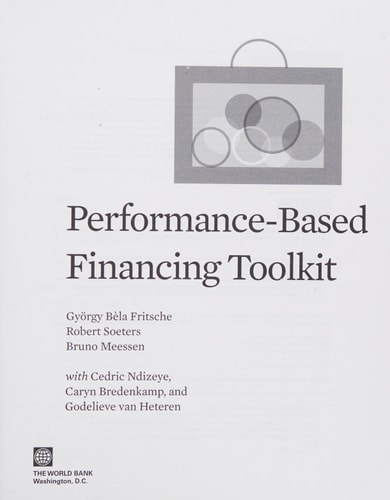 Performance-Based Financing Toolkit