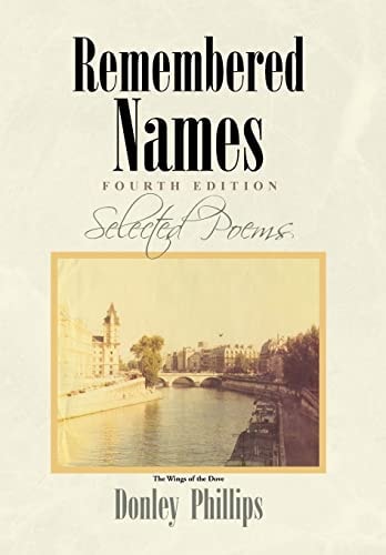 Remembered Names Selected Poems Fourth Edition