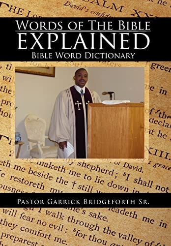 Words of The Bible Explained Bible Word Dictionary