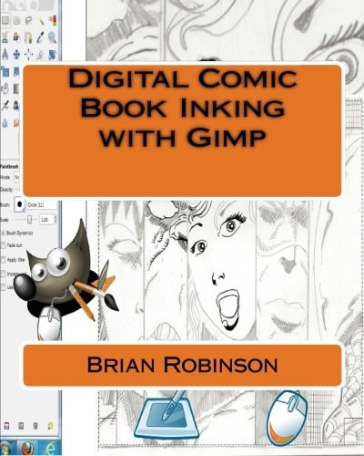 Digital Comic Book Inking with Gimp