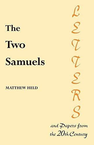 The Two Samuels Letters and Papers from the 20th Century