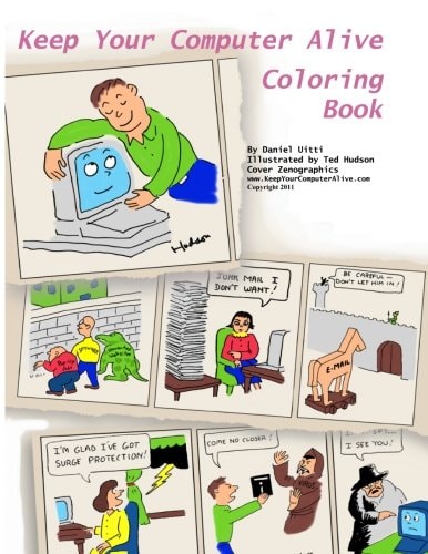 Keep Your Computer Alive - Coloring Book