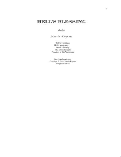 Hell's Blessing
