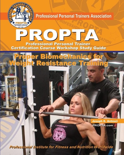 PROPTA Professional Personal Trainer Certification Course Workshop Study Guide