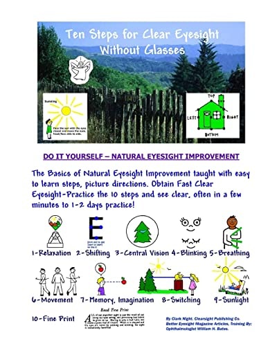 Ten Steps for Clear Eyesight Without Glasses A Quick Course