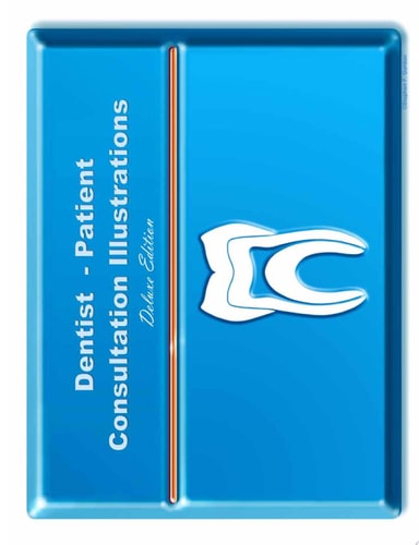 Dentist-Patient Consultation Illustrations - Deluxe Edition Exam Room Portfolio