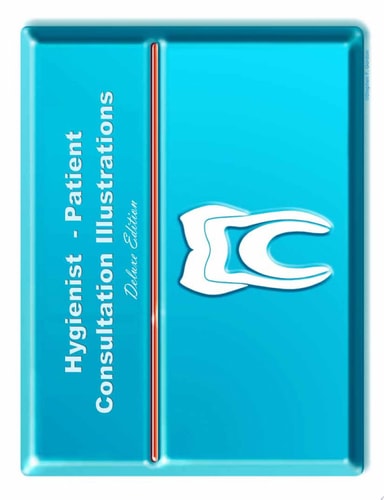 Hygienist-Patient Consultation Illustrations - Deluxe Edition Exam Room Portfolio