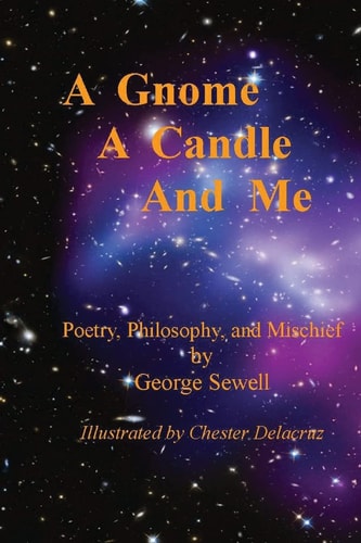 A Gnome, A Candle, And Me Reflections in a Candle on a Winters Night