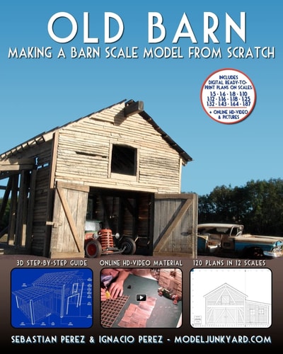 Old Barn Making an Barn Scale Model from Scratch