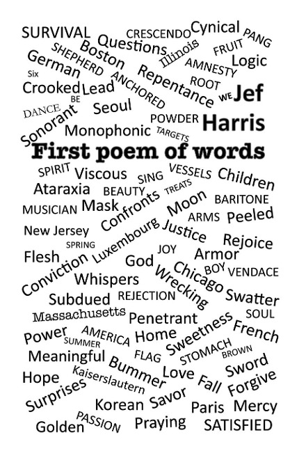 First Poem of Words