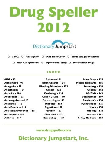 Drug Speller 2012