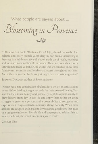 Blossoming in Provence