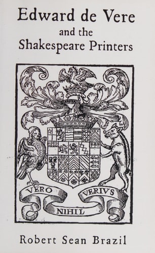 Edward de Vere and the Shakespeare Printers