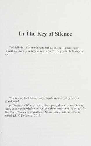 In the Key of Silence