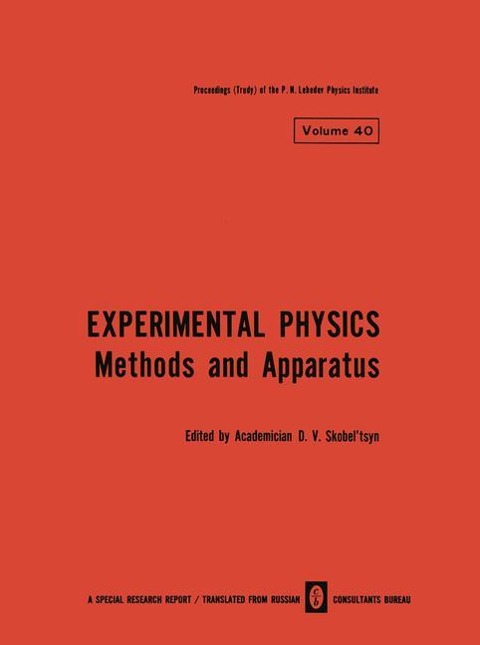Experimental Physics: Methods and Apparatus