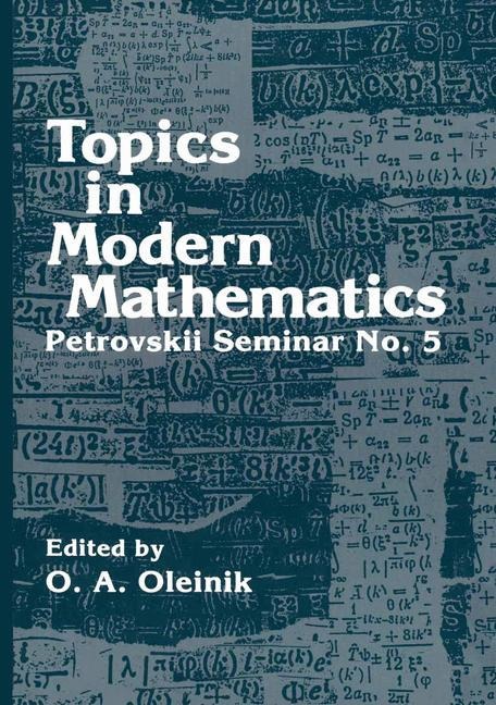 Topics in Modern Mathematics: Petrovskii Seminar