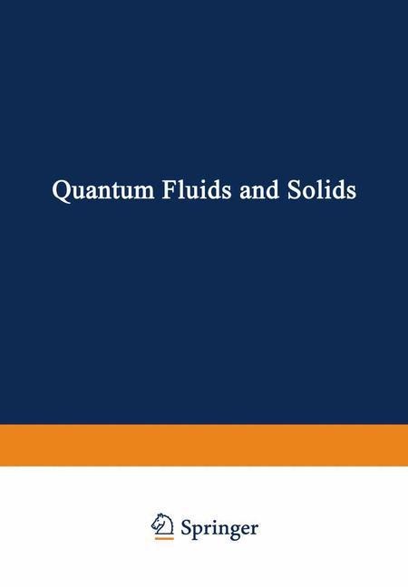 Quantum Fluids and Solids