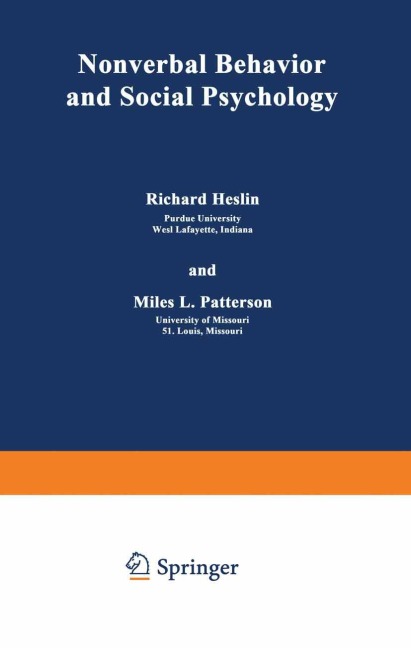 Nonverbal Behavior and Social Psychology