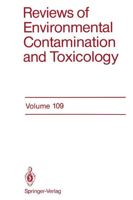 Reviews of Environmental Contamination and Toxicology: Continuation of Residue Reviews