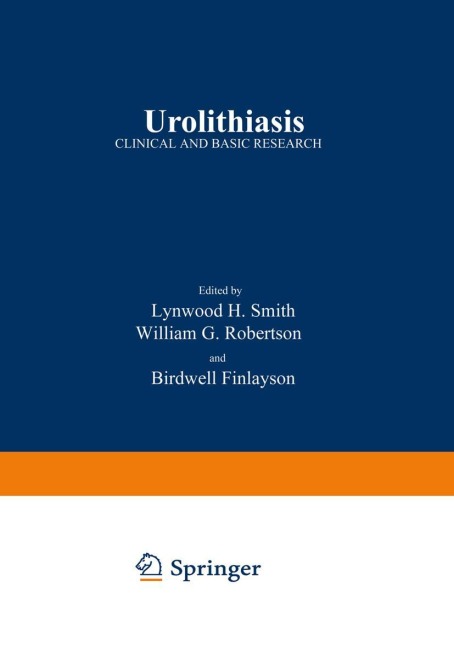 Urolithiasis: Clinical and Basic Research