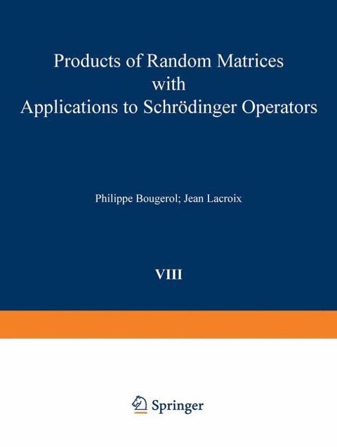 Products of Random Matrices with Applications to Schrödinger Operators