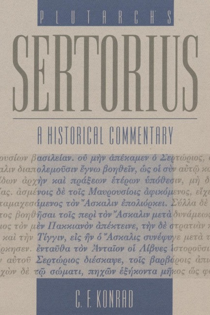 Plutarchs Sertorius: A Historical Commentary
