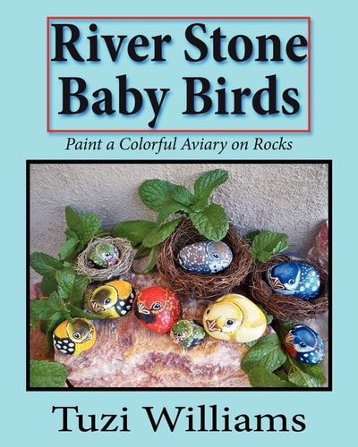 River Stone Baby Birds Paint a Colorful Aviary on Rocks