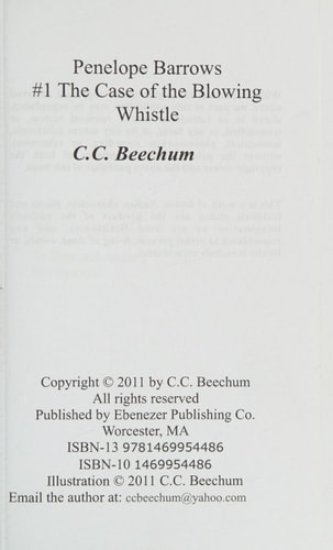 Penelope Barrows #1 The Case of the Blowing Whistle