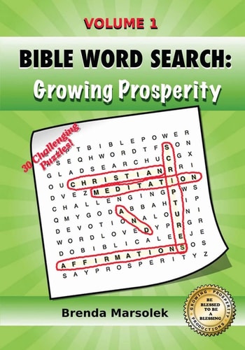 Bible Word Search Growing Prosperity: Christian Meditation Scriptures and Affirmations