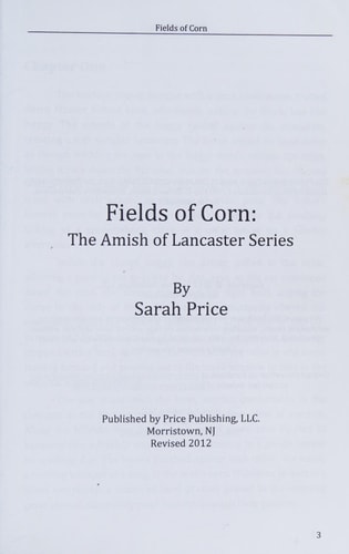 Fields of Corn The Amish of Lancaster