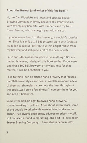 How to Own and Operate a Nano-brewery