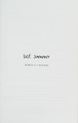 Last Summer