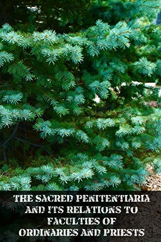 The Sacred Penitentiaria And Its Relations To Faculties Of Ordinaries And Priests