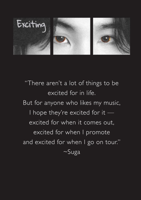 My Exciting Ideas Suga: an unofficial BTS journal