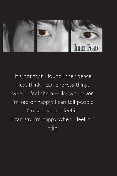 My Expressions Jin: an unofficial BTS journal
